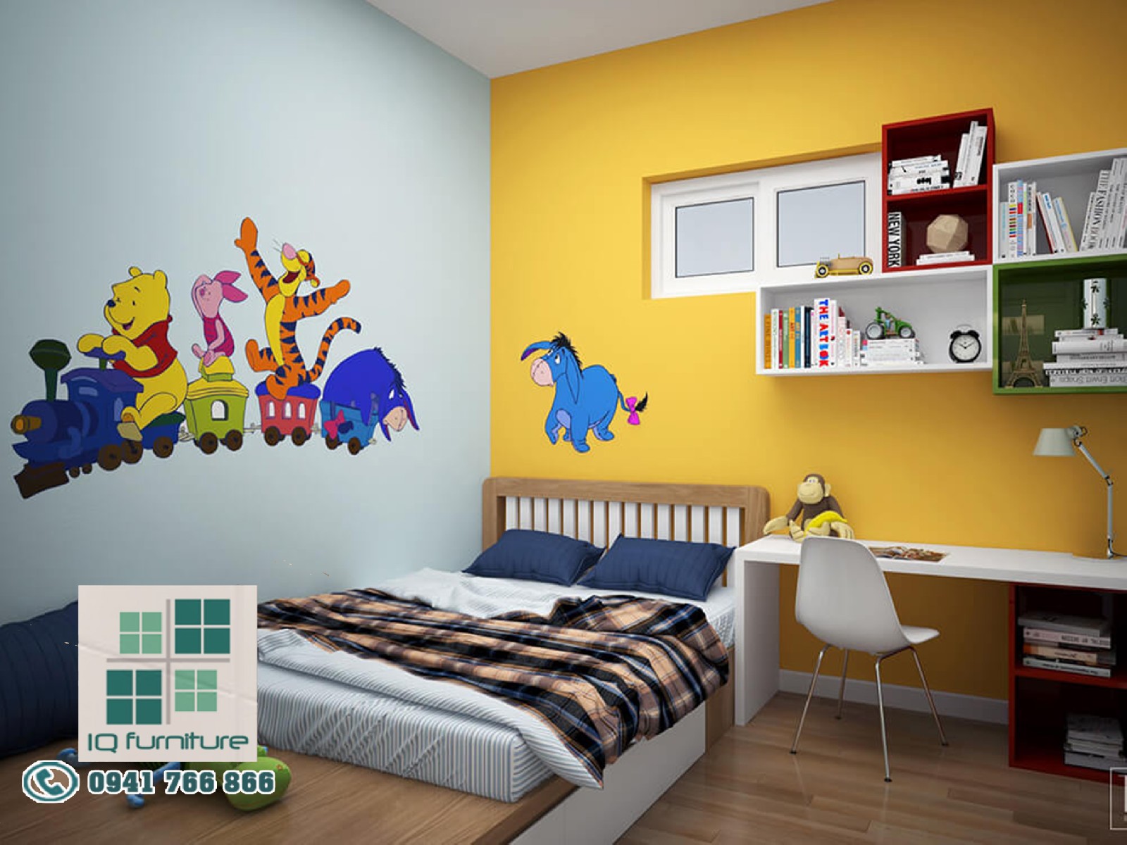 thiết kế nội thất phòng ngủ trẻ em hải phòng